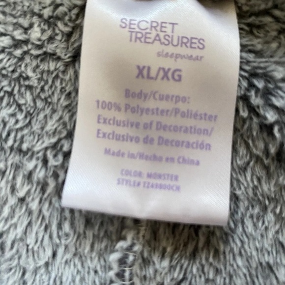 Plush onesies Party like a mon star Secret treasure fleece overall xL hooded - Picture 5 of 5